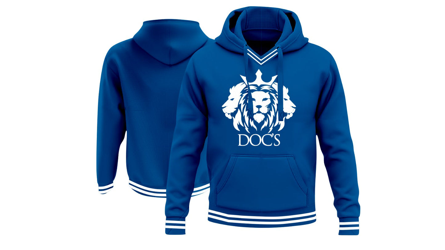 Doc Hoodie - Blue/White