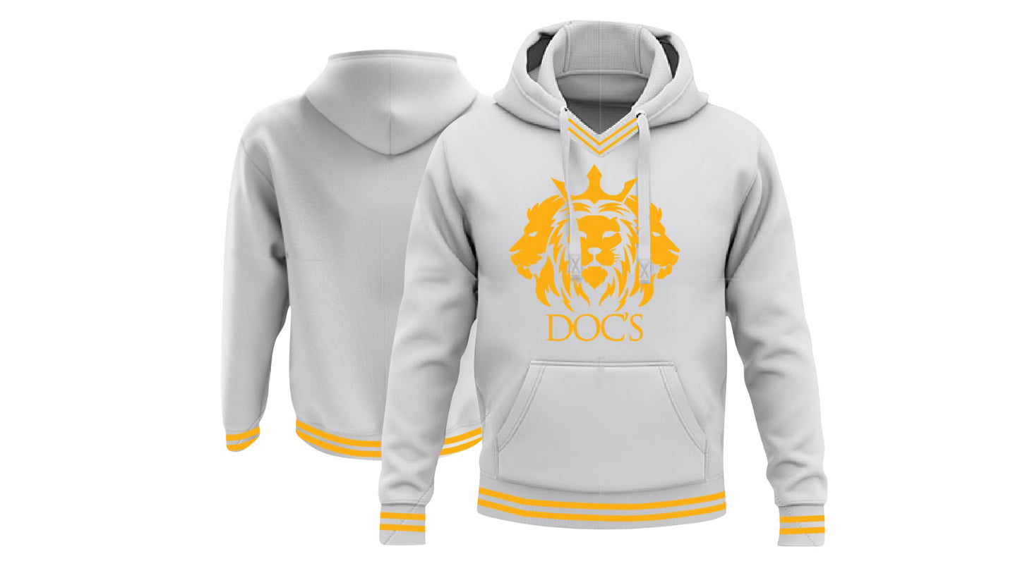 Doc Hoodie - Gold/White